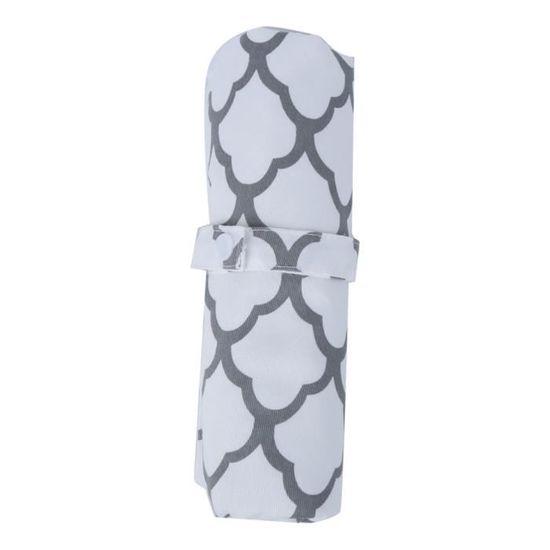 Lot De 6 Matelas à Langer Portables 30x60 Cm - Imperméables, Réutilisables Et Ultra Doux En Fibre De Bambou