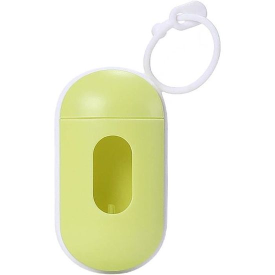 SUPER DOGGY Distributeur De Sac à Caca Pour Chien - Porte-sac Crottes Avec Des Motifs Amusants - Sacs De Ramasse Dejection Pour Chiens - Comprend Des Sachet Pour Canines (Bones & FootPrints