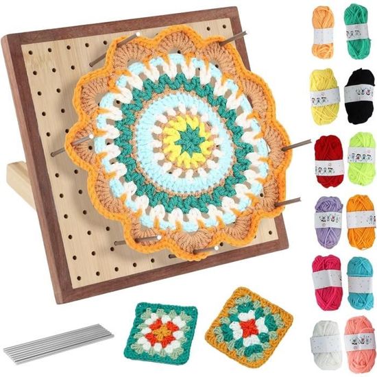 Coopay Grande Planche De Blocage Carrée Pour Grand-mère De 27,9 Cm