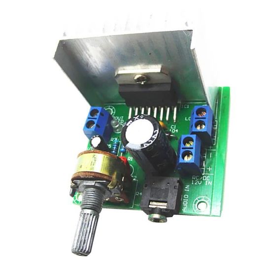 Amplificateur Audio Stéréo TDA7297 12V - 2x15W - Module Ampli Double Canal Pour Enceintes, TV, Radio - 7