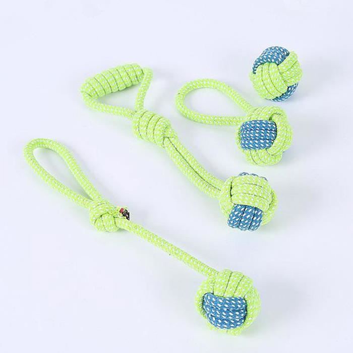 Nouveau jouet de chien de compagnie jouet de corde de coton Kit de jouets de formation de chien morsure de dents molaires ensemble