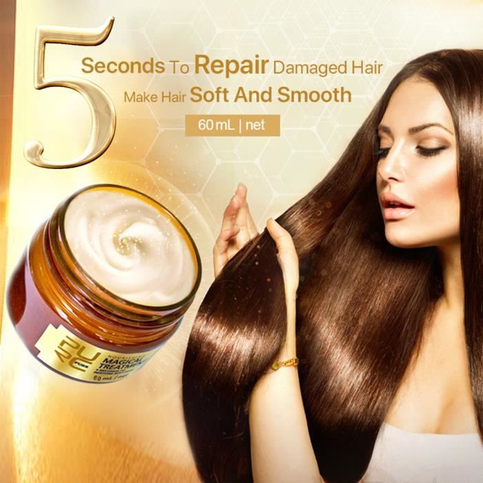 Tonsee®Magic Hair masque de restauration cheveux mous pour tous les types de cheveux de kératine cheveux LZX70921734B Beauté