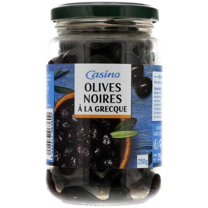 CASINO Olive Noire Grecque - 250G