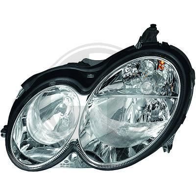 1626081 Feu phare gauche ( cote conducteur ) pour MERCEDES CLK de type W209 de 2002 a 2005 Look Origine