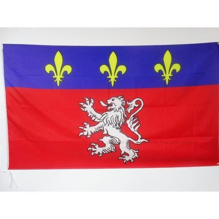 Drapeau Ville de Lyon 150x90cm - lyonnais
