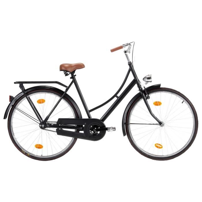 SALE - Nickel Vélo hollandais à roue de 28 pouces 57 cm pour femmes MAF235217