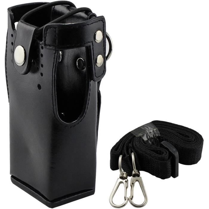 PU Cuir talkiewalkie Housse de tra sport Motorola Housse de tra sport Holster bidirectio elle Holster163