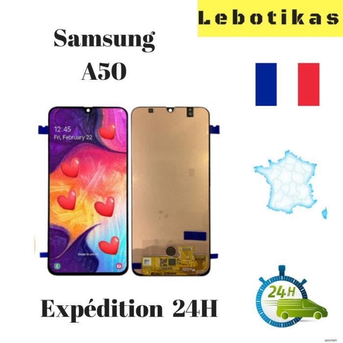 ECRAN LCD POUR SAMSUNG GALAXY A50 / SM-A505F NOIR