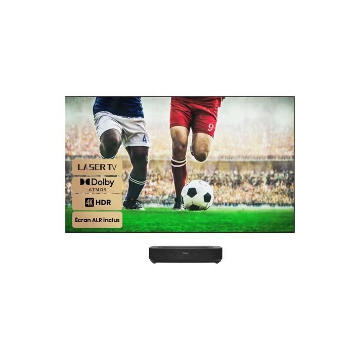 Hisense 90L5HD - Vidéoprojecteurs Ultra Courte Focale + Écran ALR de 90" - Vidéoprojection