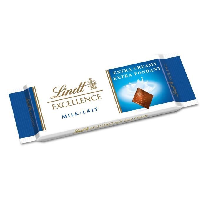 Chocolat lait extra fondant 35 g Lindt EXCELLENCE