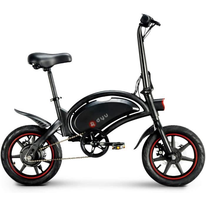 Vélo électrique 14 - - DYU D3F Vélo assistance électrique pliable 6Ah 250W