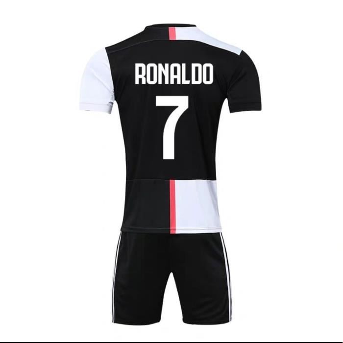 RedM Juve Jersey 20-21 Home 7 Crow Kit Hommes Adultes Enfants Entraînement manches courtes Jersey Football Jersey Custom