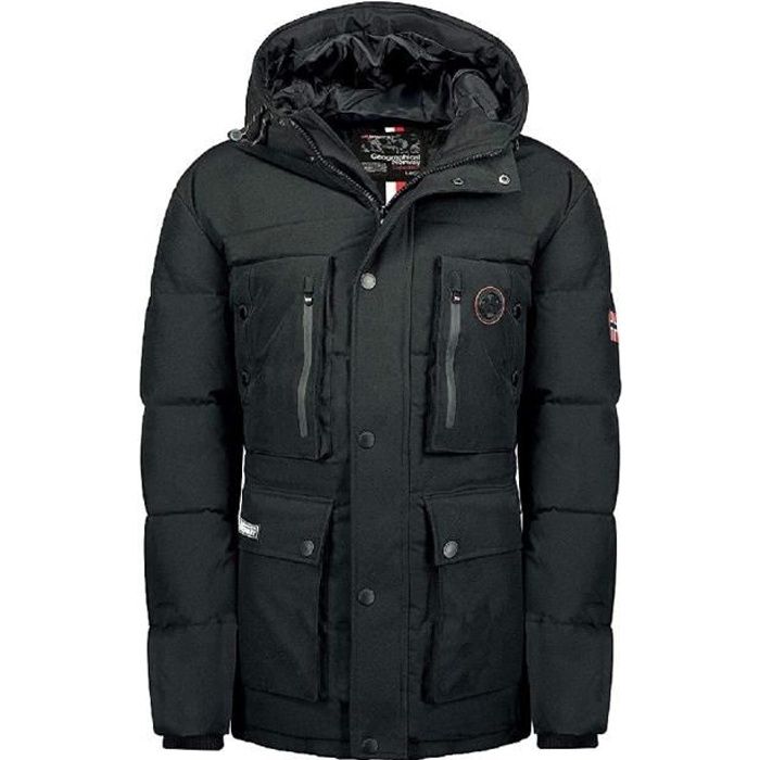 Parka Noire Homme Geographical Norway Albert