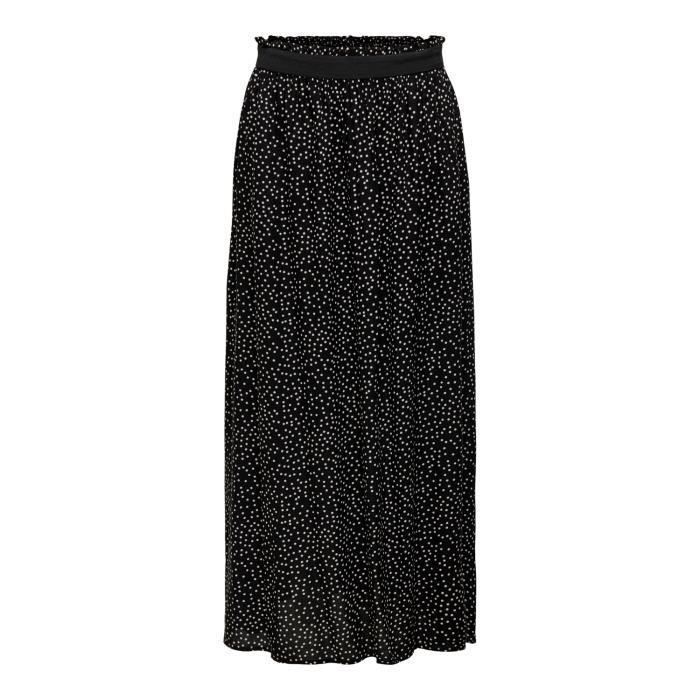 Jupe longue femme Only onlvenedig aop life - noir - XL