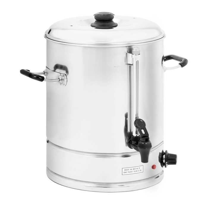 Bouilloire Thermos Distributeur d'eau chaude Royal Catering 30L Environ 150 tasses Max 100dc 42x46x43cm 3000W Inox RCWK-30L