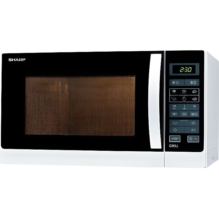 Sharp R-742WW Micro-ondes Gril 25 litres - Blanc 18100112