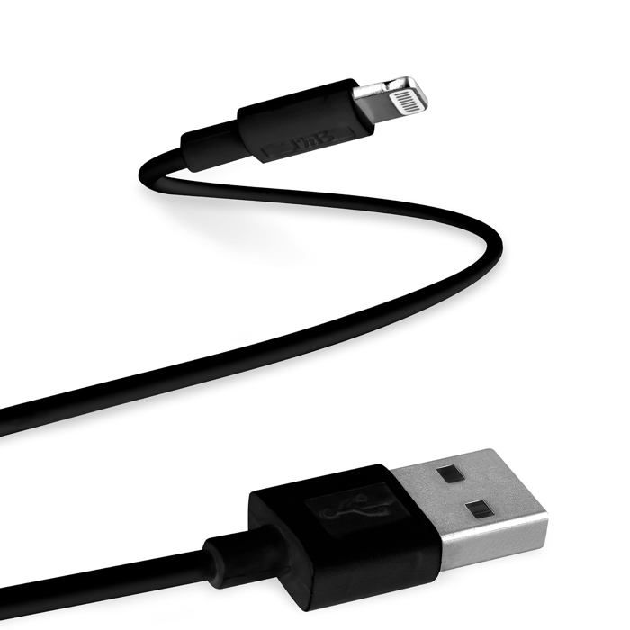 TNB Câble de charge et synchronisation pour Iphone5-6, Ipad Mini, Ipad 4, Ipod Nano 7 et Touch 5 - 1m