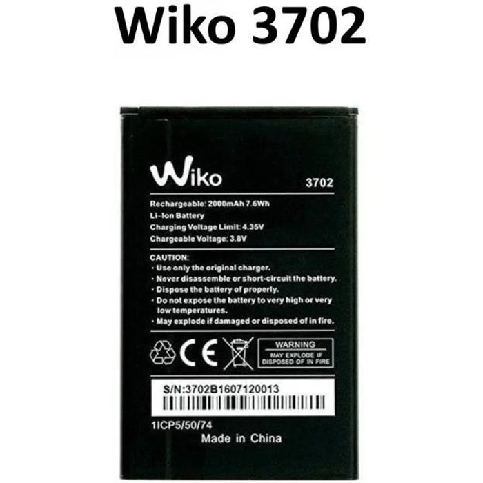 Batterie Wiko 3702 - Wiko Lenny 2