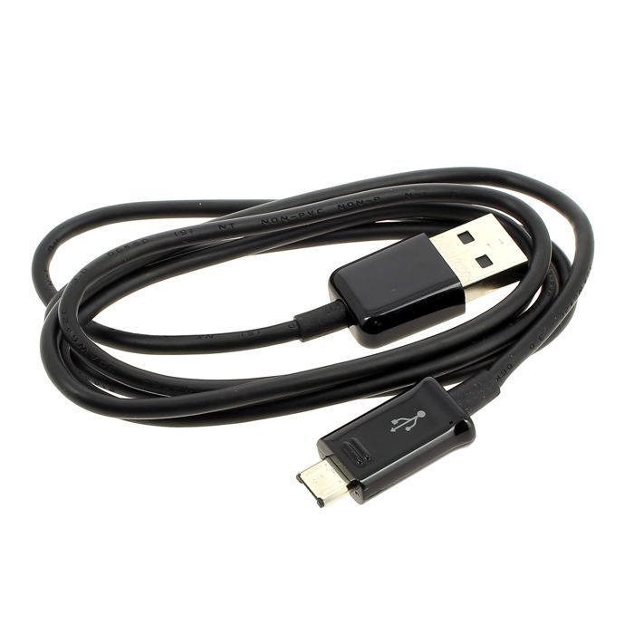 Cable usb - micro usb 1m noir pour Mobile Haier, Mobile Samsung, Mobile Alcatel, Mobile Motorola, Mobile Sony, Mobile Logicom,