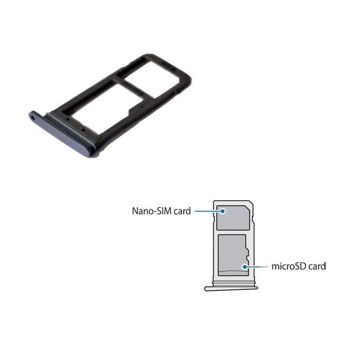 Tiroir Carte Sim Caddy Sim Tray Support Carte Sim Pour Samsung Galaxy S7 G930F - vue 3