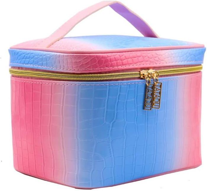 Lot De 4 Trousse À Cosmétiques En Toile, Trousse De Toilette Voyage Petite Trousse Maquillage