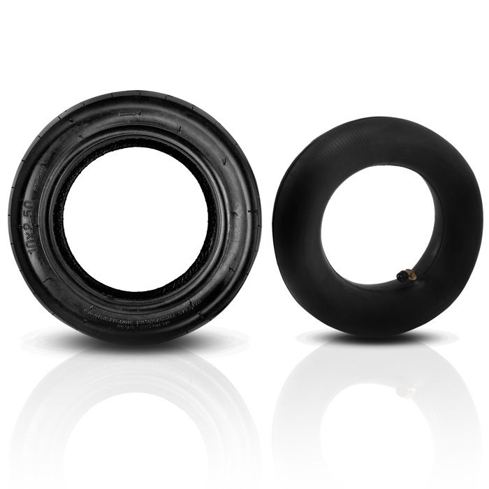 Roue de Pneu de Scooter 10X2.5 / Arrière Solide avec Remplacement de la Chambre à Air pour Pneu de Rechange pour Bricolage