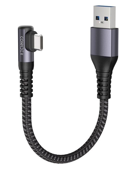 Câble Micro USB Coudé 90° Charge Rapide - Pour Tablette, Téléphone Android, Huawei
