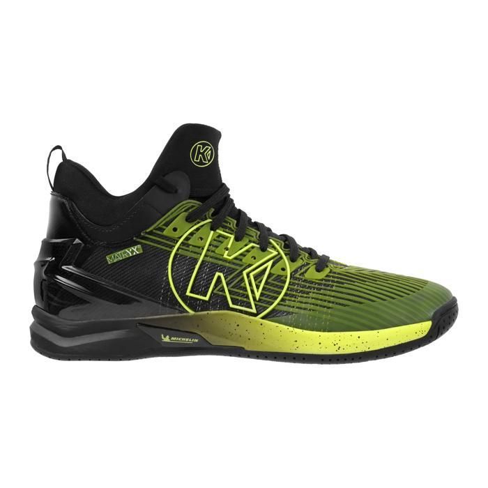 Chaussures indoor Kempa Attack - noir/jaune fluo Chaussures indoor Kempa Attack - noir/jaune fluo