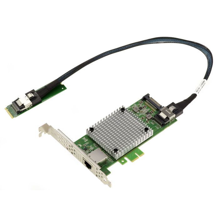 10Gtek M.2 A+E Key 2.5G Gigabit Ethernet Network Card w/ 2500Mbps RTL8125B chipset & 18cm cable length