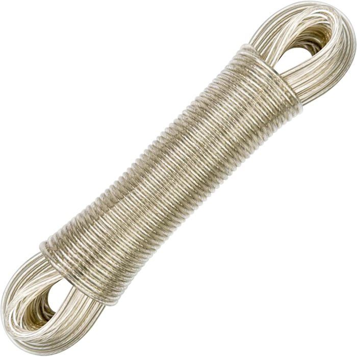 Paracorde Réfléchissante 4 Mm X 31 M – 7 Brins, Résistance 250 Kg, Pour Camping, Survie, Bricolage