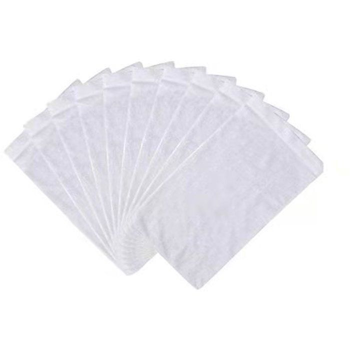 Chaussettes Épuisette 30 pièces 22x13cm Microfibre Blanc Filtre Piscine Réutilisable Nettoyage Enterrée Hors-Sol