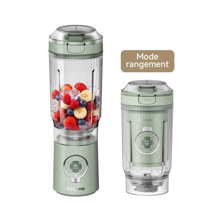 DREAME PortFresh Mixeur Portable Blender PB10 base moteur rangeable charge rapide gobelet 880mL sans BPA (500 mL) 5 fonctions