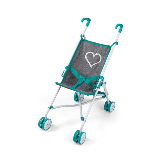 Poussette poupée - MILLY MALLY - Julia Prestige - Menthe - Châssis métal - Roues solides - Dès 3 ans