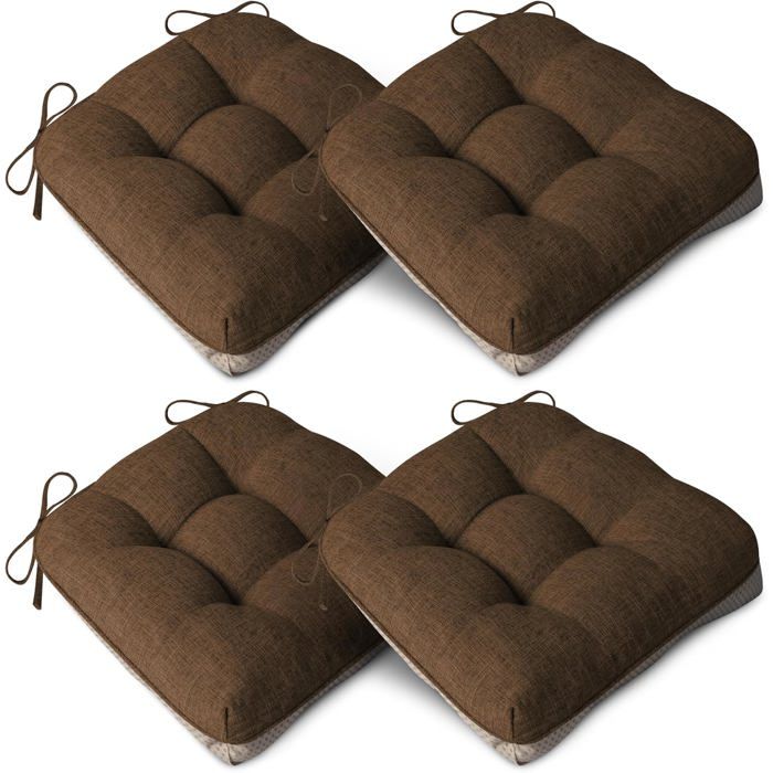 Coussin Antidérapant pour Chaise de Salle à Manger - 40x40x10 cm - Protection Café