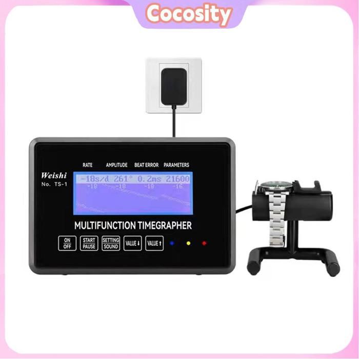 Cocosity Chronomètre de montre mécanique WeiShi 100 ~ 240 V Montre mécanique Chronomètre Déviation de taux bureau pack Prise UE Cocosity Chronomètre de montre mécanique WeiShi 100 ~ 240 V Montre mécanique Chronomètre Déviation de taux bureau pack Prise UE