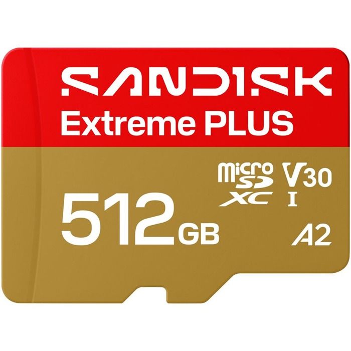 Carte mémoire micro SD Sandisk Extreme® Go 512 Go UHS-I