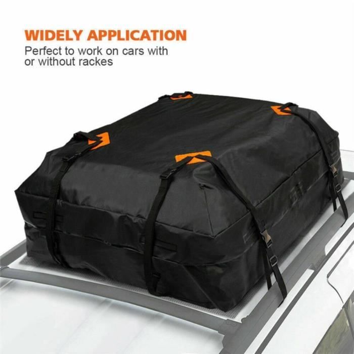 Sac de transport de toit de voiture 21 pieds cubes de transport de marchandises pour toit