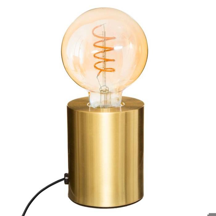 Lampe socle Saba doré H11cm
