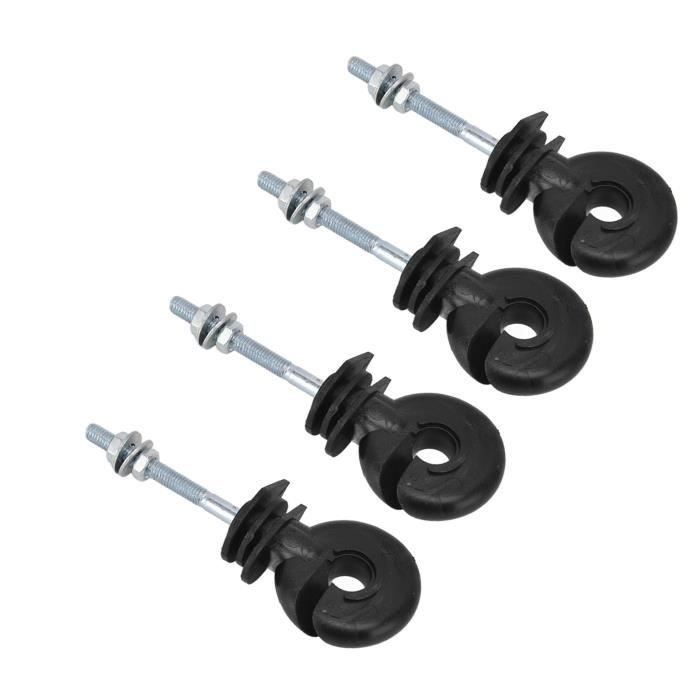 Isolateur de clôture électrique 100Set isolant de poteau en bois