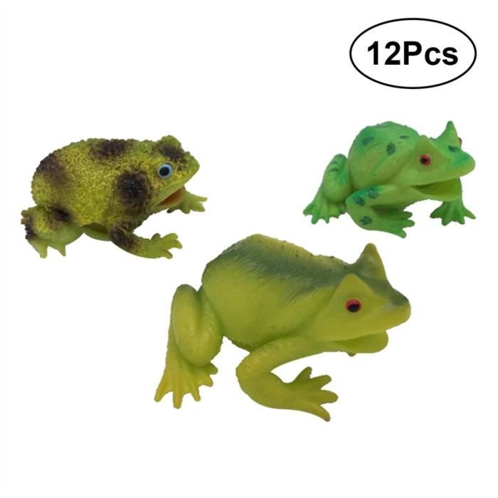 12 Pcs Realiste Jouet De Grenouille Drole En Plastique Grenouille Jouet Figure Ensemble Fete Cadeaux Cadeaux Pour Enfants Enfants Cdiscount Jeux Jouets