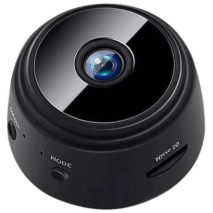Caméra espion A9, mini caméra WiFi cachée sans fil, caméra de sécurité  domestique portable HD 1080P, petit enregistreur vidéo intérieur et  extérieur