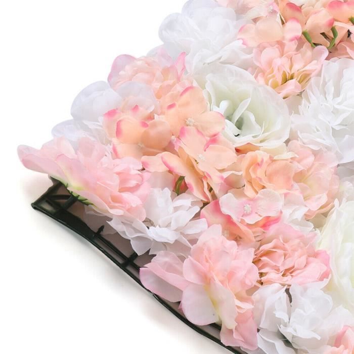 Arrangement Floral De Décor De Cadre De Toile De Fond De Mariage, Rangée De Fleurs De Plancher De Scène, Jacinthe Pourpre Jaune, Rose, Feuille Verte, Cheminée, A8196