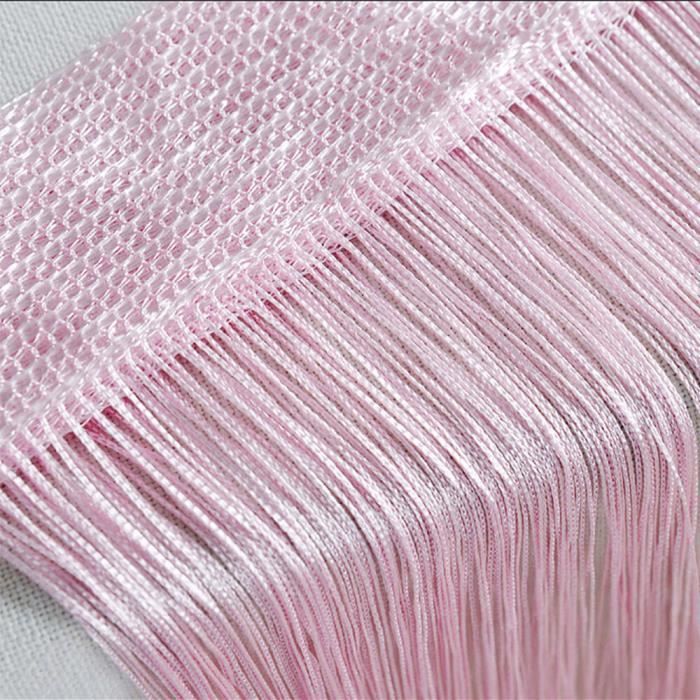 Lot De 4 Rideaux Métalliques Roses Pour Décoration De Fête - Guirlandes Et Bandeaux Inclus