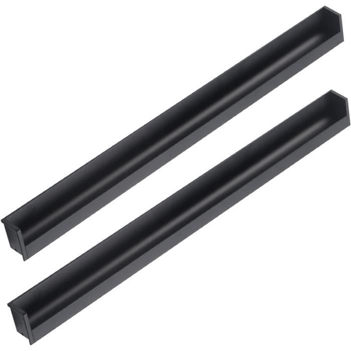 Generic Lot de 2 poignées universelles amovibles, noir, bakélite/silicone, insert en acier inoxydable, 19,4 x 6 cm, 200 g, numéro de modèle : lzteckhandle004 Generic Lot de 2 poignées universelles amovibles, noir, bakélite/silicone, insert en acier inoxydable, 19,4 x 6 cm, 200 g, numéro de modèle : lzteckhandle004