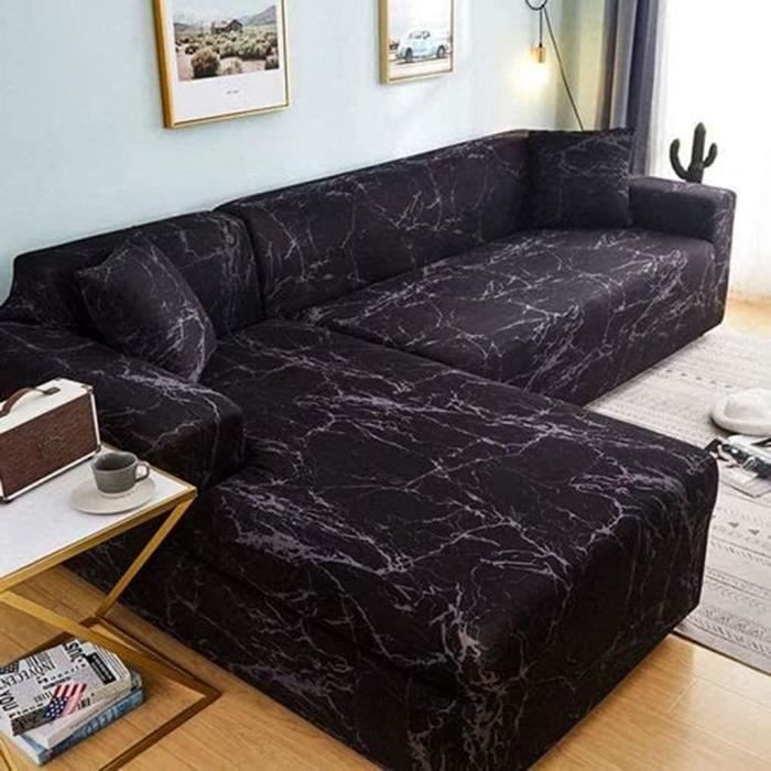 HYLTARP housse canapé av méridienne, dte, Hallarp blanc - CA