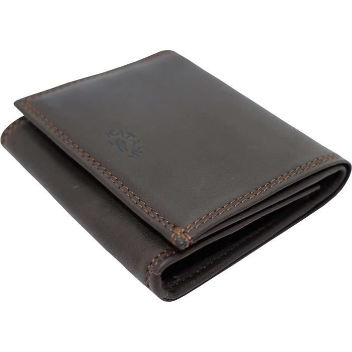 KATANA Petit Porte Monnaie Homme En Cuir Réf 753047 (4 Couleurs