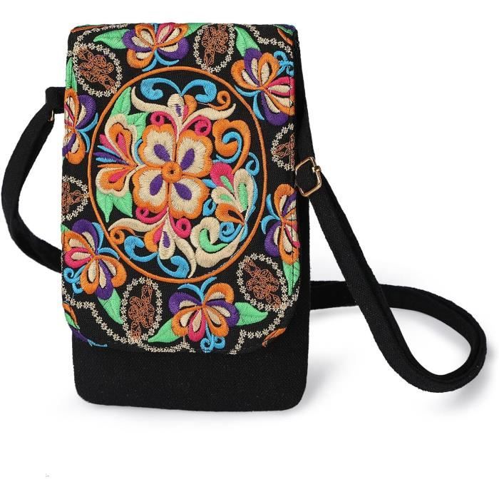 Sac à bandoulière réglable géométrique Boho Berlin sac à main sangle