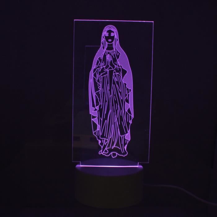Lampe LED de Notre Dame de Lourdes