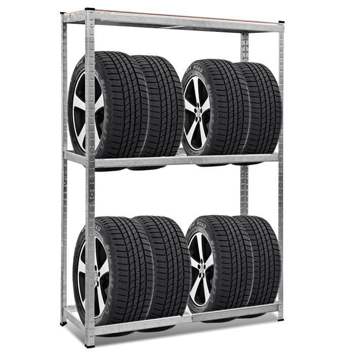 Etagere Rangement Pour Pneus A 3 Niveaux Garage Capacite De Charge