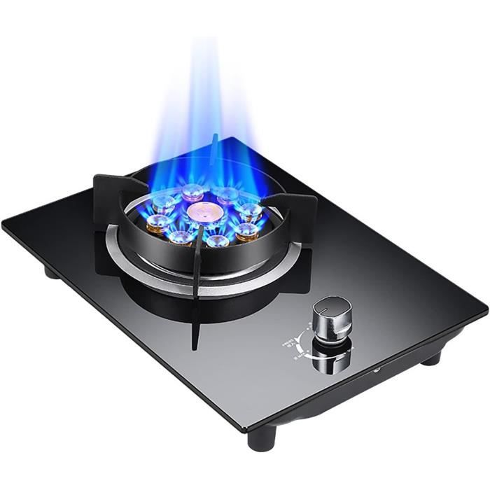 Table de cuisson à gaz Poêle à gaz intégrée avec poignée de sécurité